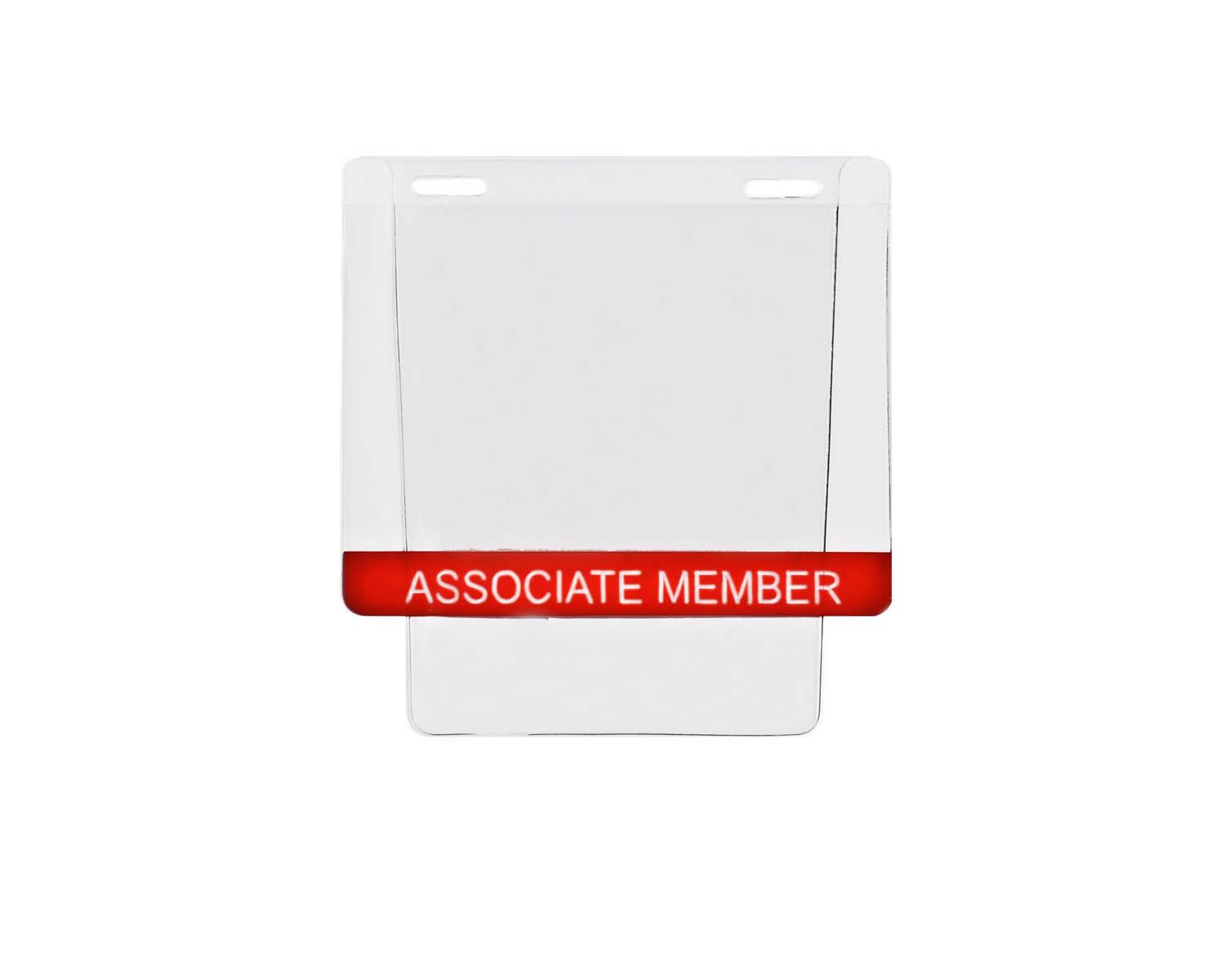 Badge holder with pockets sleeve